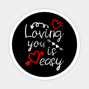 Love you Valentine's day girlfriend, wife gift idea Magnet